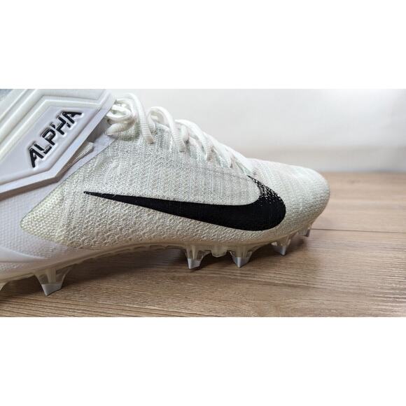 Nike Alpha Menace Elite 2 Flyknit Football Cleats White AO3374-101 Men's 15 - Picture 5 of 9